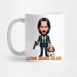 LOVE DOG (Gun) CLUB Mug